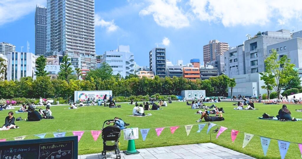 南池袋公園の景色