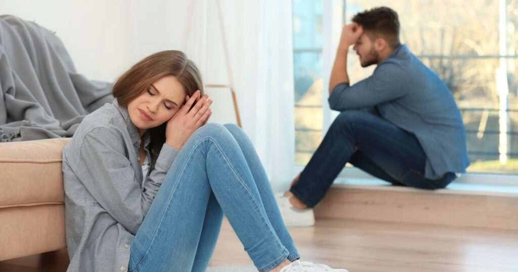 価値観の違いに悩むカップル