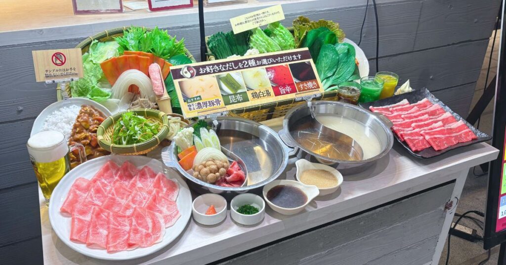 菜の庵　鍋サンプル