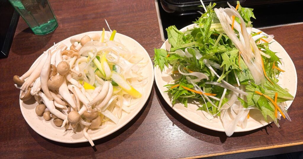 取ってきた野菜