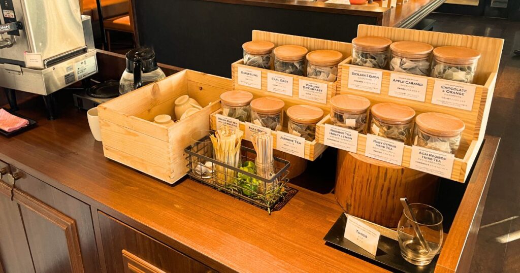 DEL style 名古屋納屋橋の朝食ビュッフェ ホットドリンク