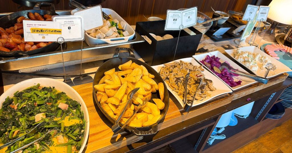 DEL style 名古屋納屋橋の朝食ビュッフェ おかず