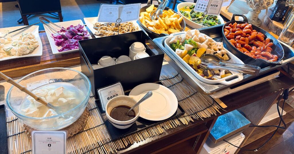 DEL style 名古屋納屋橋の朝食ビュッフェ おかず