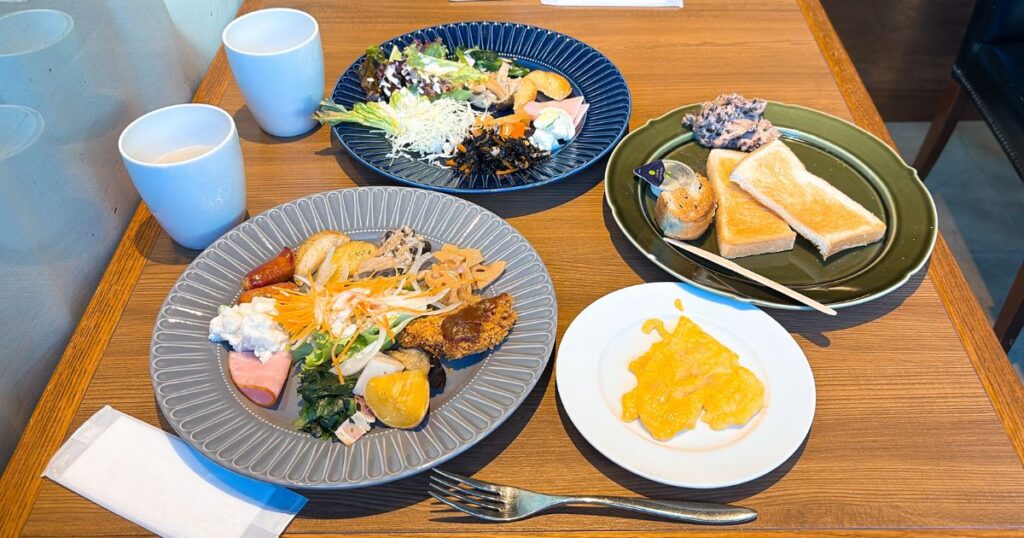 DEL style 名古屋納屋橋の朝食ビュッフェ 1皿目に取ったもの