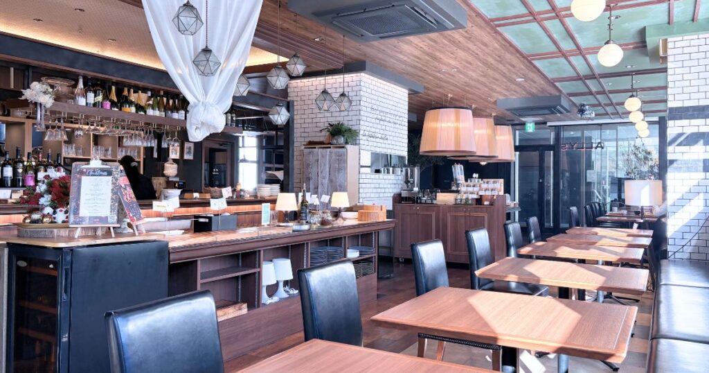 DEL style 名古屋納屋橋の朝食ビュッフェ 店内