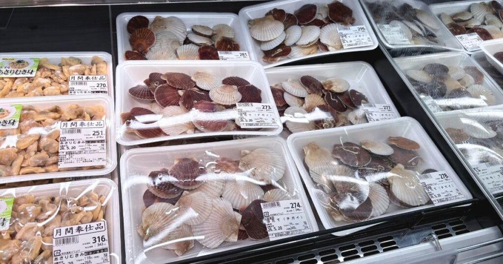 肉のハナマサの鮮魚コーナー