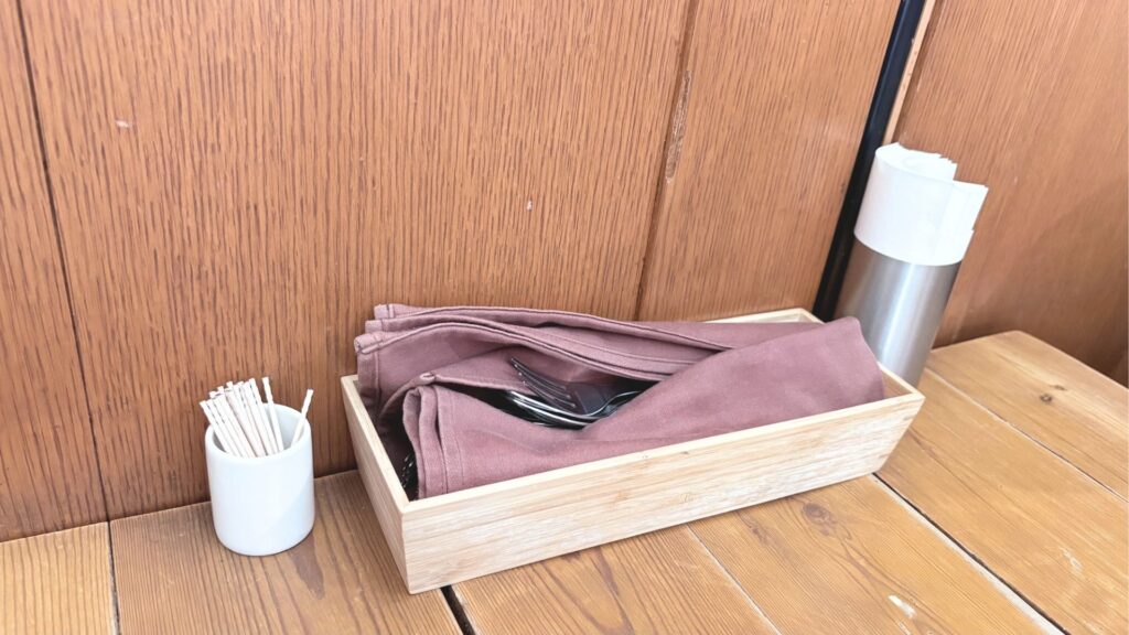 NAN STATION エソラ池袋店のカトラリーセット