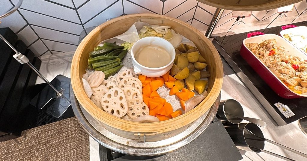 ホテルフォルツァ大阪北浜の朝食ビュッフェのおかず