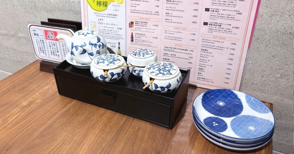 天ぷら天寅 ヨドバシ池袋店のカスターセット