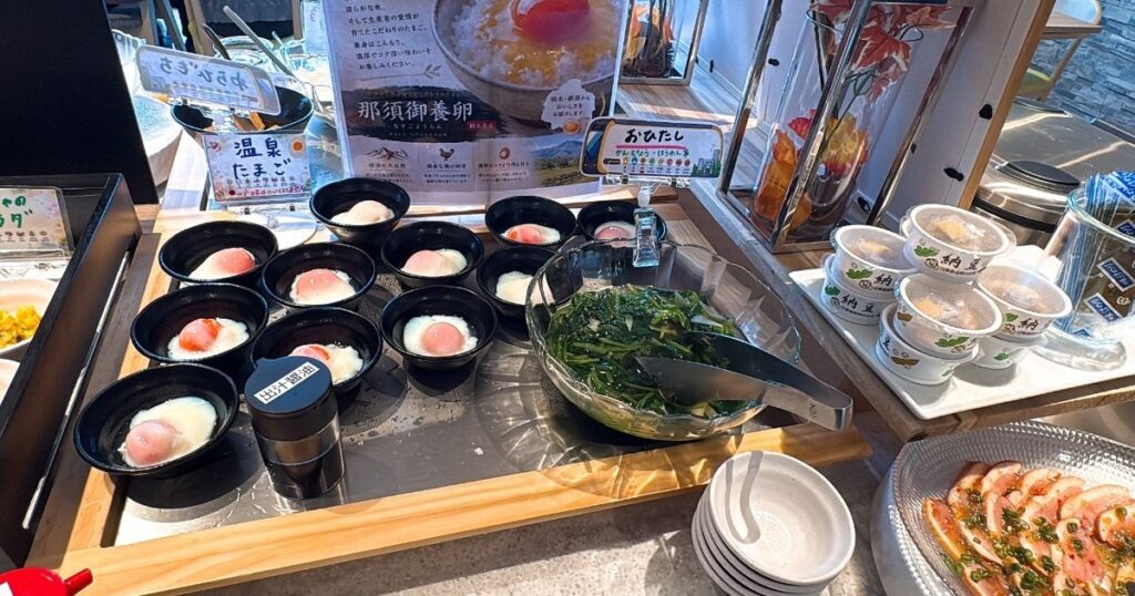 たびのホテル宇都宮ゆいの杜の朝食バイキング