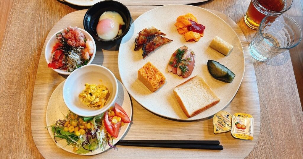 たびのホテル宇都宮ゆいの杜の朝食バイキング