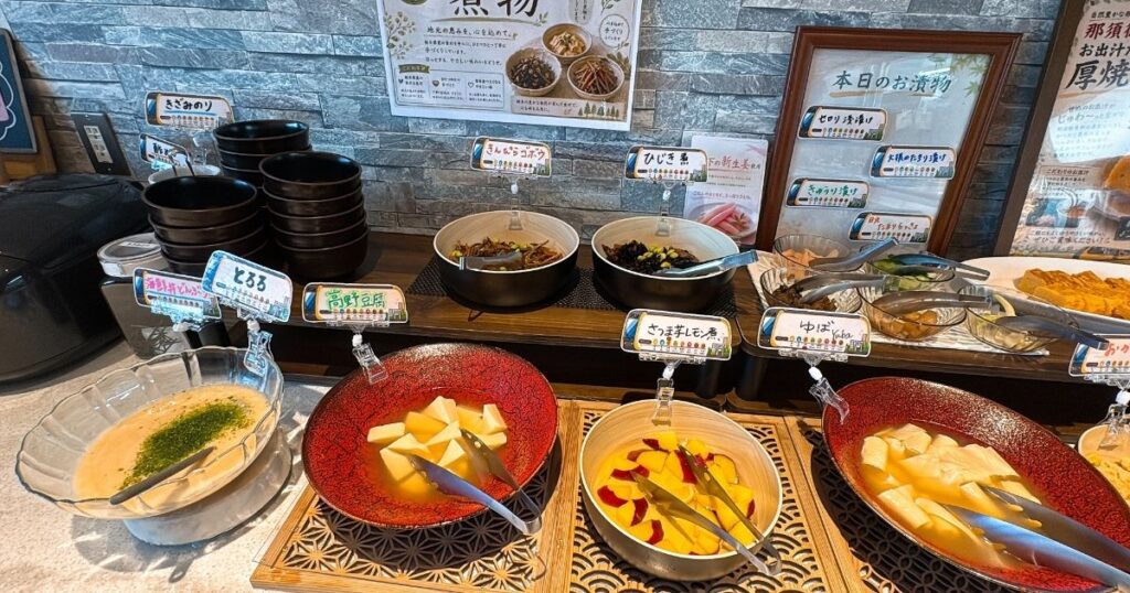 たびのホテル宇都宮ゆいの杜の朝食バイキング