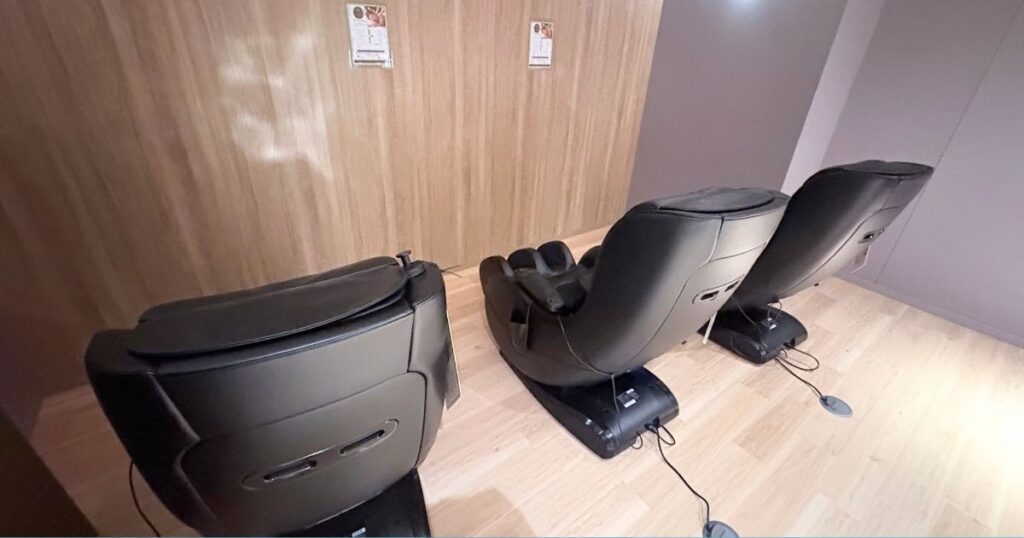 たびのホテル宇都宮ゆいの杜のマッサージチェア
