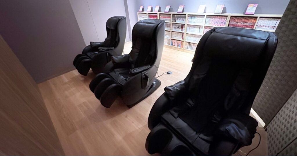 たびのホテル宇都宮ゆいの杜のマッサージチェア