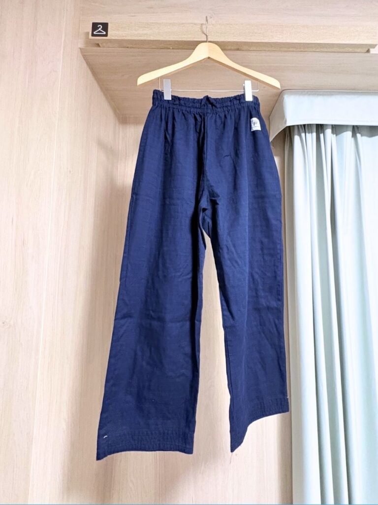 たびのホテル宇都宮ゆいの杜のパジャマの下