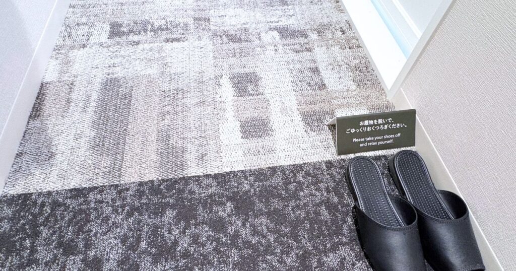 たびのホテル宇都宮ゆいの杜のダブルルームの入口