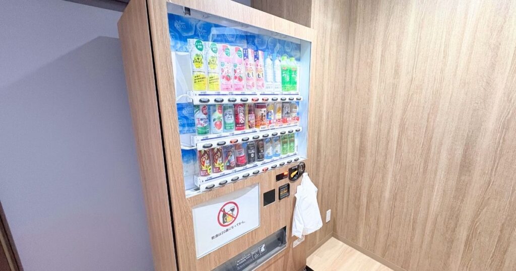 たびのホテル宇都宮ゆいの杜の自動販売機