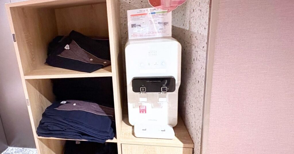 たびのホテル宇都宮ゆいの杜のウォーターサーバー